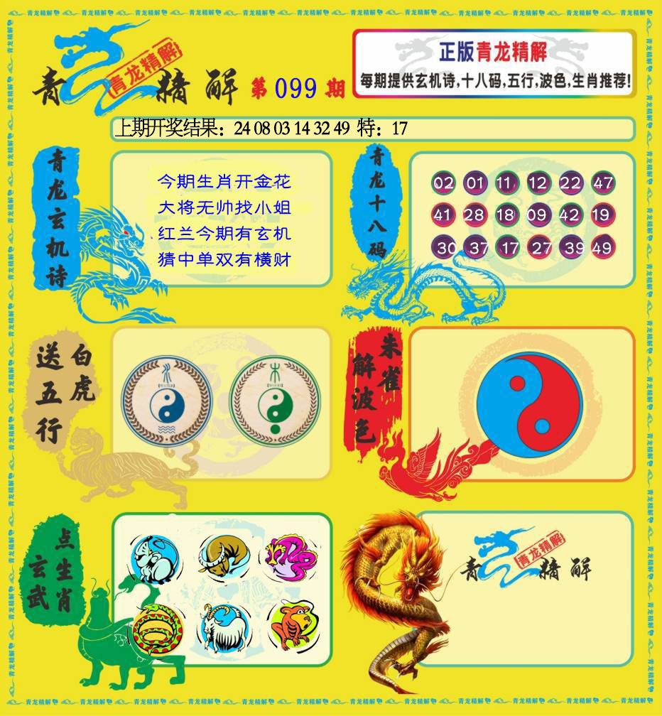 099期青龙精解[图]